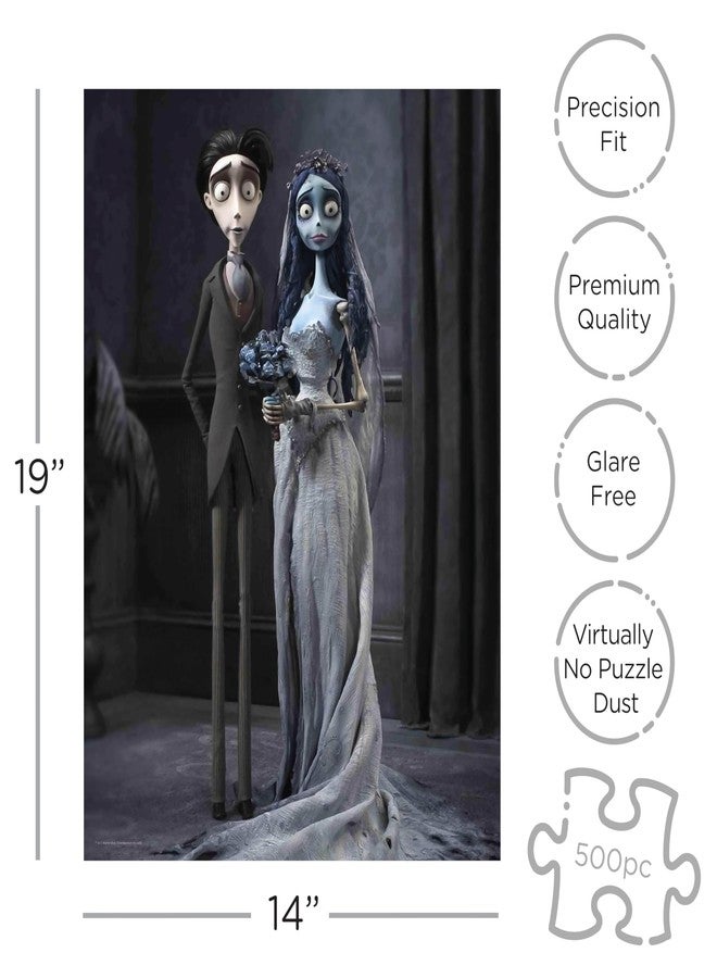 Aquarius Corpse Bride 500pc Puzzle (500 Piece Jigsaw Puzzle) - Glare Free - Precision Fit - Officially Licensed Corpse Bride Movie Merchandise & Collectibles - 14x19 Inches - Image 2